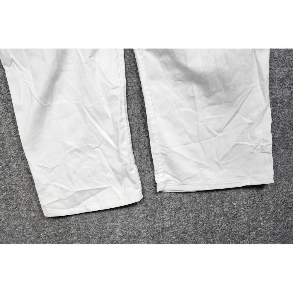 Red Kap Coverall Mens XL Regular White Long Sleeve Zip Front Workwear Utility - Picture 3 of 9